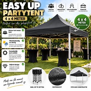 Easy up partytent 4 bij 4 