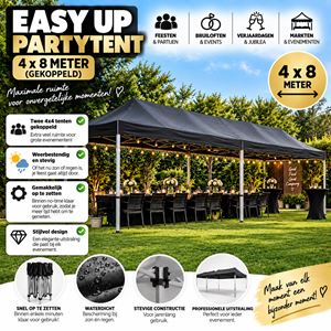 Easy up Partytent 4 x 8