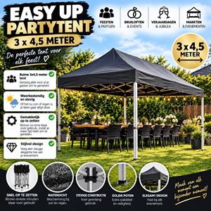 Easy up Partytent 3 x 4,5