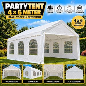 Partytent 4 bij 6 Partytent 4 bij 6