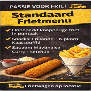 Passie Voor Friet Standaard menu (Halal)