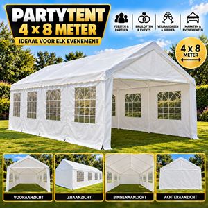 Partytent 4 bij 8 Partytent 4 bij 8