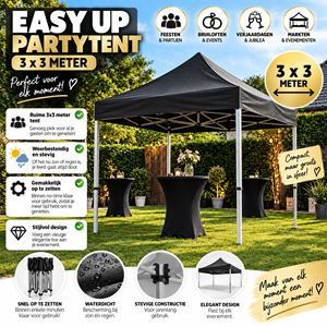 Easy up Party Tent 3bij3 Easy up Party Tent 3bij3