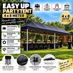 Easy up Partytent 4 x 8 Easy up Partytent 4 x 8