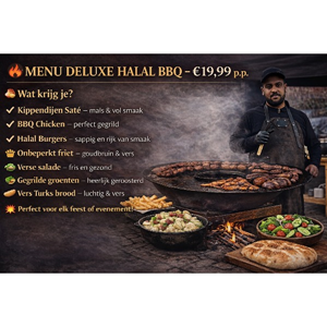 Onbeperkt Friet & Halal BBQ Menu Deluxe