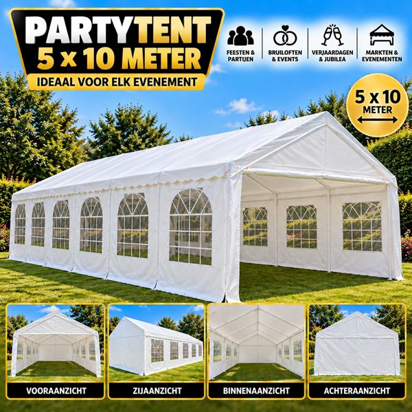 Partytent 5 bij 10 Partytent 5 bij 10