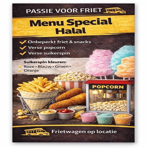 Passie voor friet (Menu special) Halal