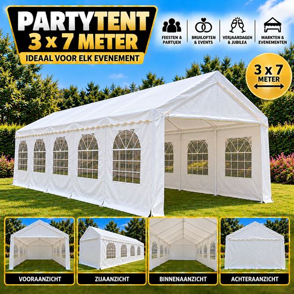 Partytent 3 bij 7 Partytent 3 bij 7