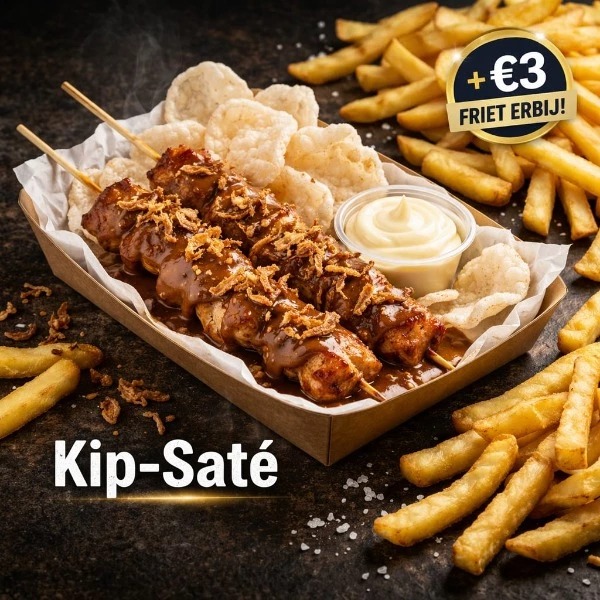 Passie voor friet (Kipsate smaaksensatie) Halal Passie voor friet (Kipsate smaaksensatie) Halal