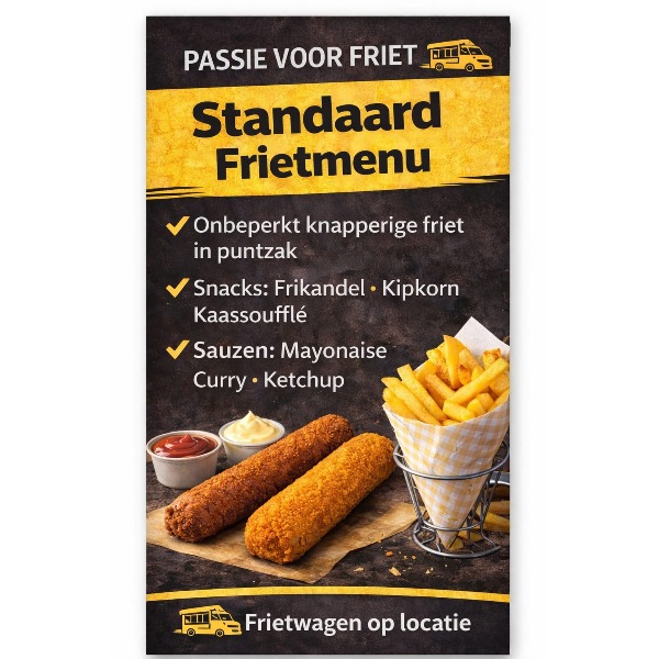 Standaard frietmenu